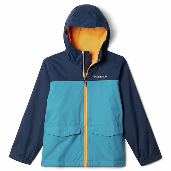 Boys 8-20 Columbia Rain-zilla Fleece-lined Rain Jacket