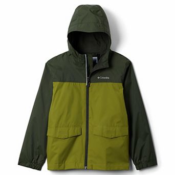 Boys 4-20 Columbia Rain-zilla Fleece-lined Rain Jacket