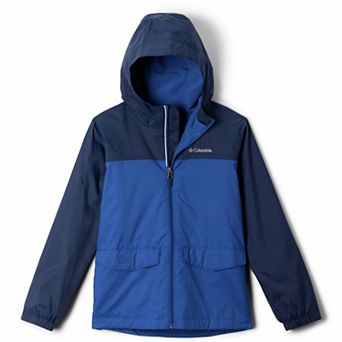 Boys 4-20 Columbia Rain-zilla Fleece-lined Rain Jacket