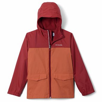 Boys 4-20 Columbia Rain-zilla Fleece-lined Rain Jacket