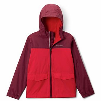 Boys 4-20 Columbia Rain-zilla Fleece-lined Rain Jacket