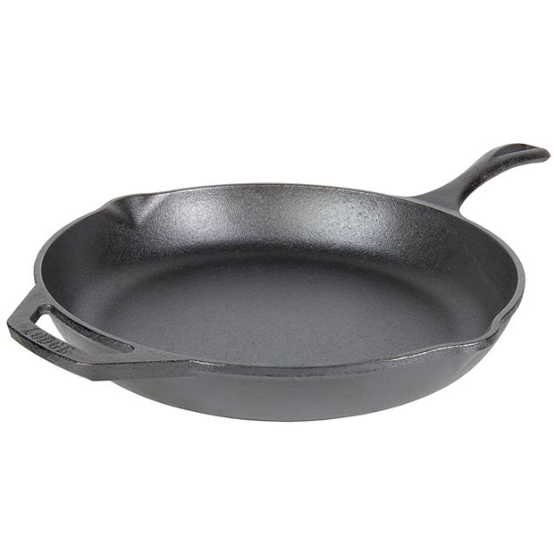 Commercial Chef Pre-Seasoned 15 in. Cast Iron Skillet, Black