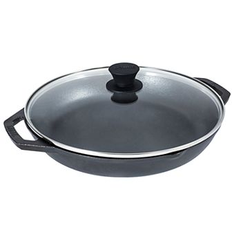 Lodge 12 in Pre-Seasoned Cast-Iron Everyday Chef Pan