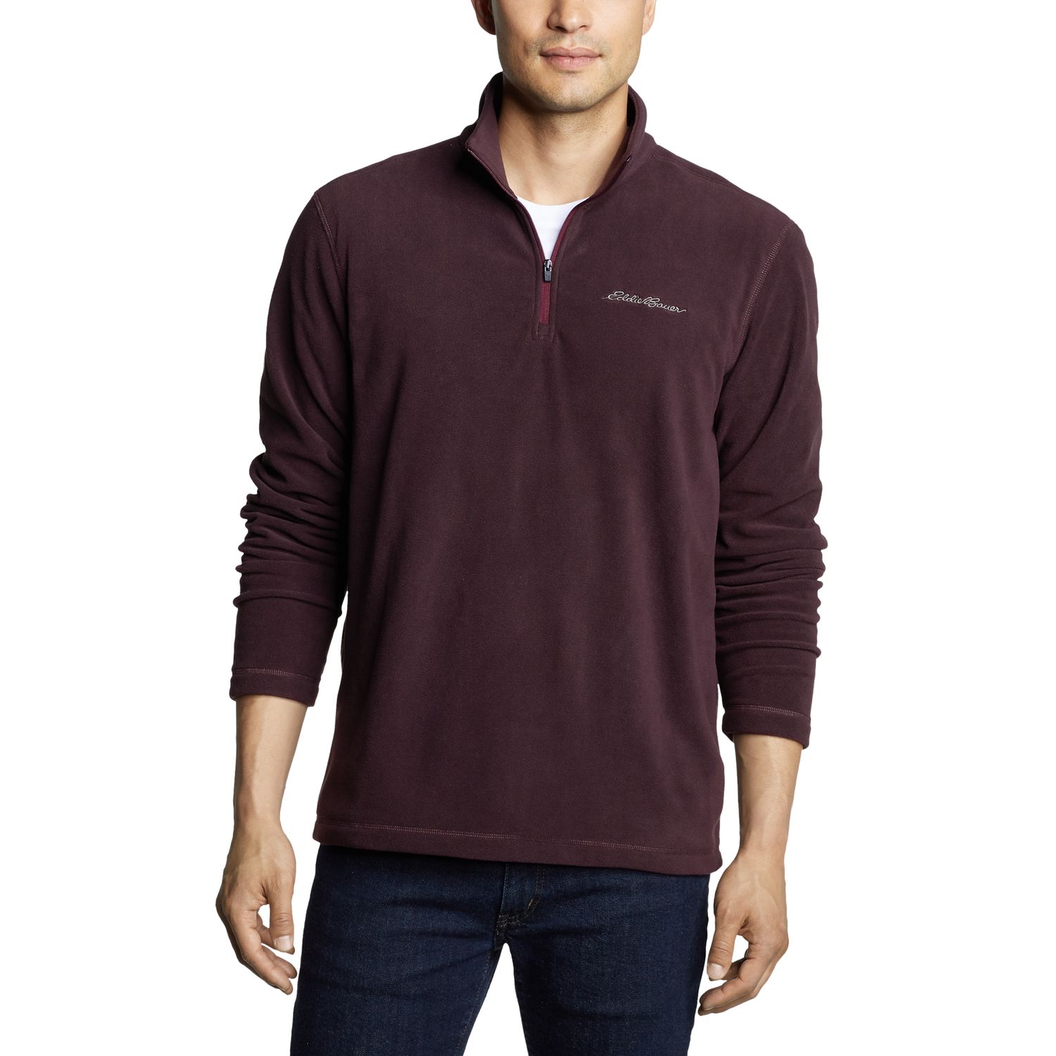 3 quarter zip pullover mens