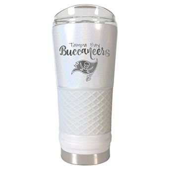 Tampa Bay Buccaneers 24 oz Opal Finish Vacuum Insulated NFL Draft Tumbler