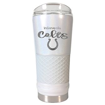 Indianapolis Colts 24 oz Opal Finish Vacuum Insulated NFL Draft Tumbler