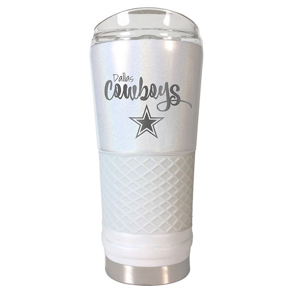 Dallas Cowboys 20 ounce Opal Curve Thermos Vacuum Insulated For Cold Or Hot  Used