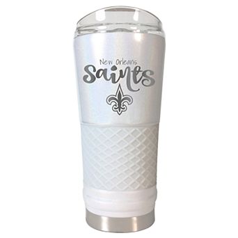 New Orleans Saints 24 oz Opal Finish Vacuum Insulated NFL Draft Tumbler