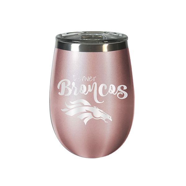 Nfl Denver Broncos Stainless Steel Wine Tumbler 12oz