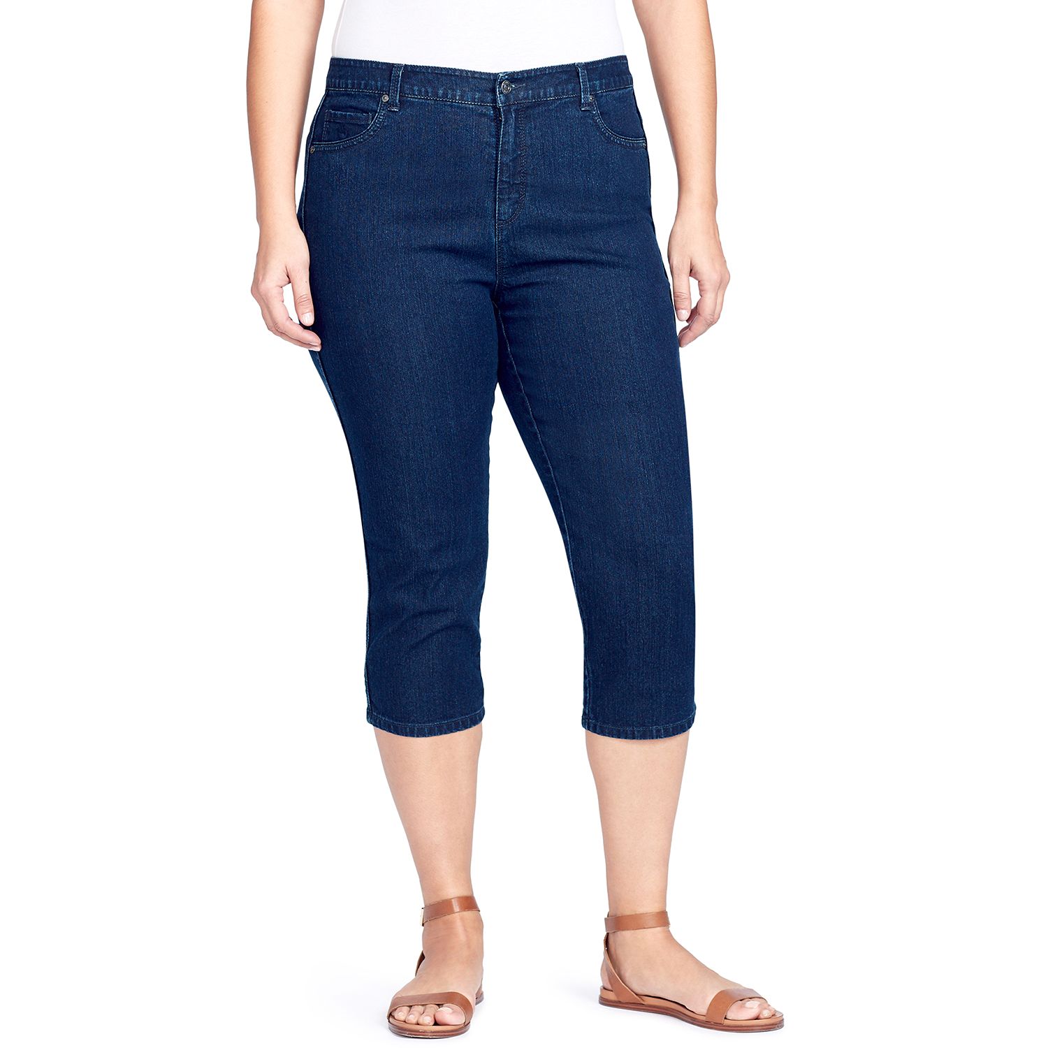 plus size skinny capris