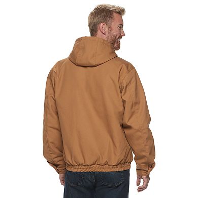 Men's Red Kap Blended Duck Zip-Front Hooded Jacket
