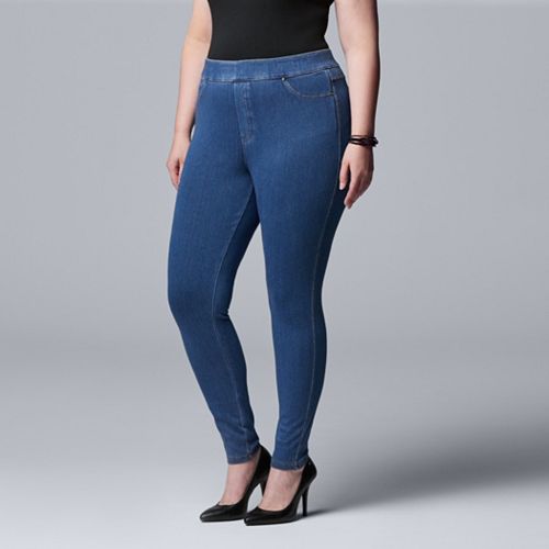 simply vera wang jean leggings