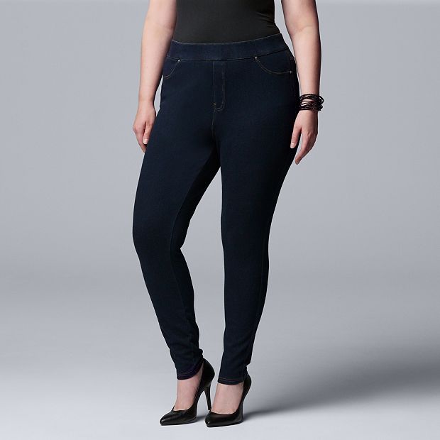 Kohls vera hotsell wang denim leggings