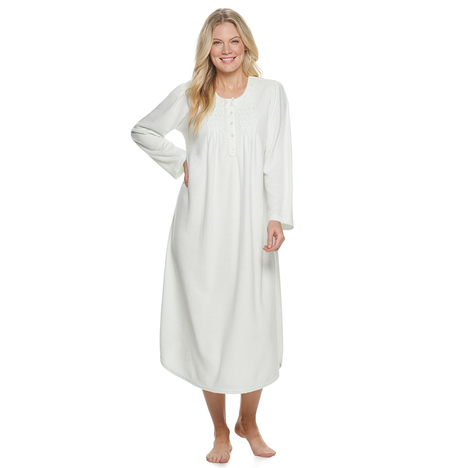 kohls long sleeve nightgowns