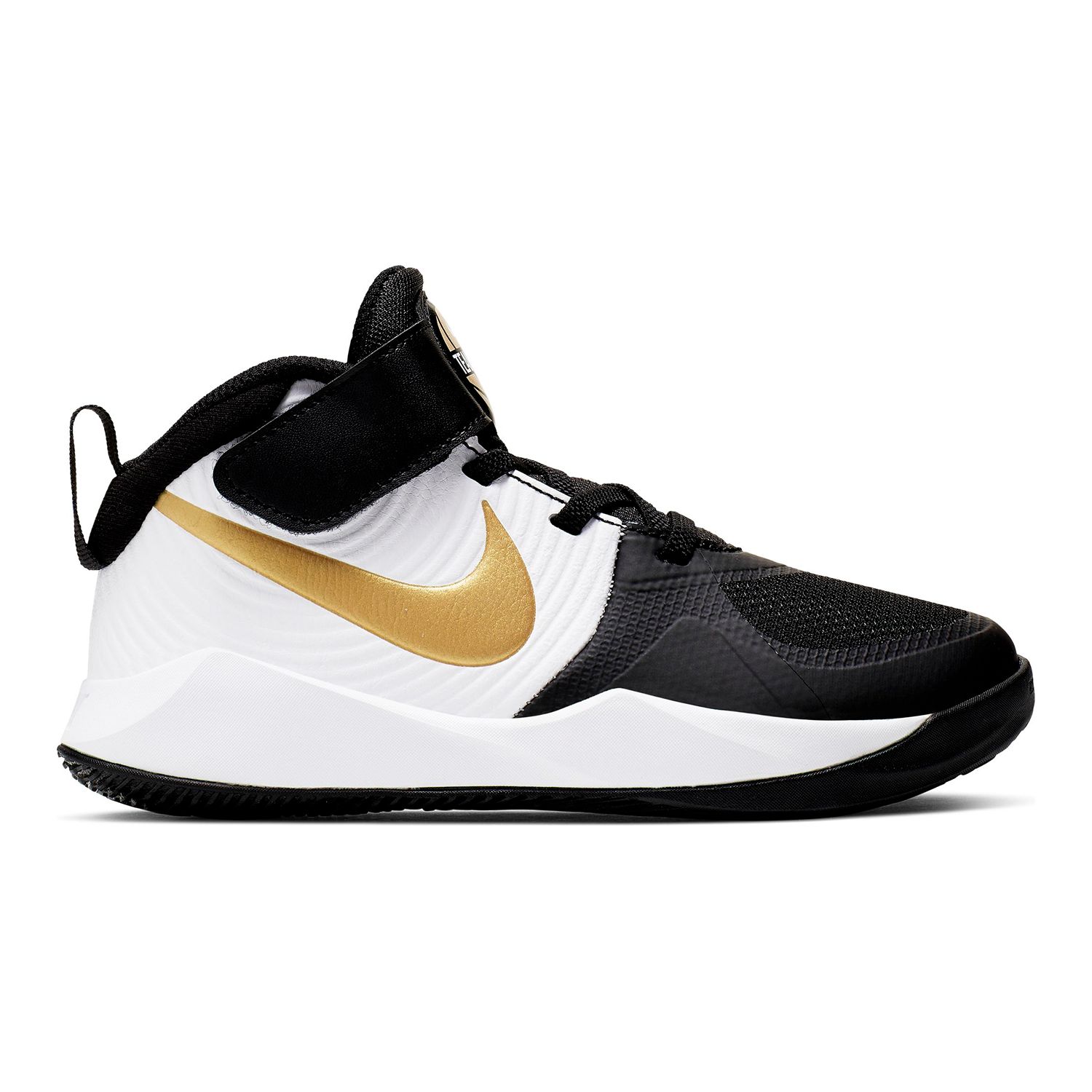 boys gold nike shoes