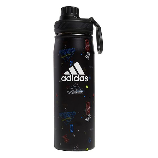 adidas 20-oz. Stainless Steel Water Bottle - Icon Brand Love Black