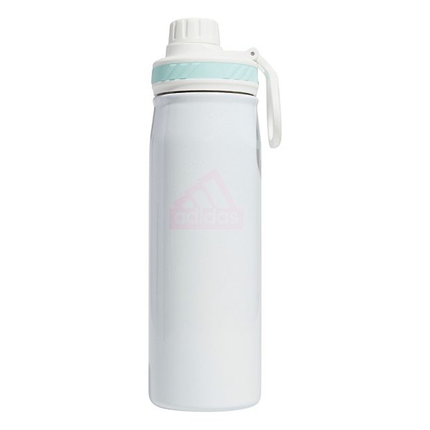 adidas adi Metal Water Bottle (20 oz) - White