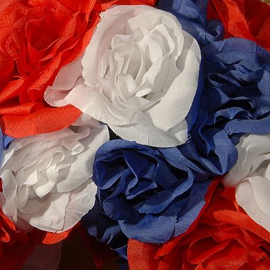 National Tree Company 14.5-in. Patriotic Artificial Rose Wreath