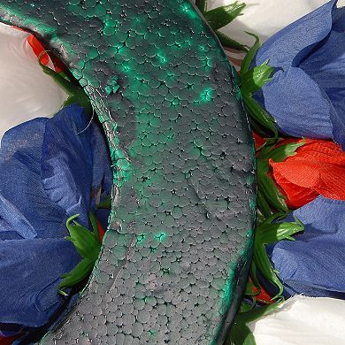 National Tree Company 14.5-in. Patriotic Artificial Rose Wreath