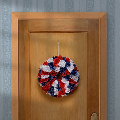 National Tree Company 14.5-in. Patriotic Artificial Rose Wreath