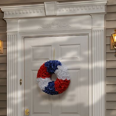 National Tree Company 18-in. Patriotic Artificial Rose Wreath