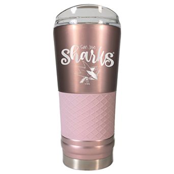 San Jose Sharks Rose Gold Finish Draft Tumbler