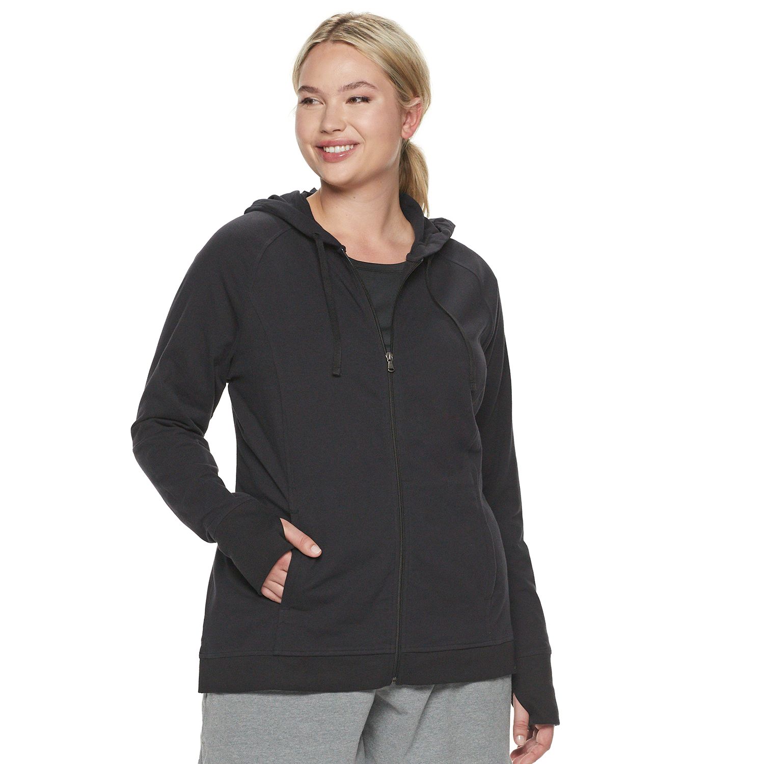 kohls plus size hoodies