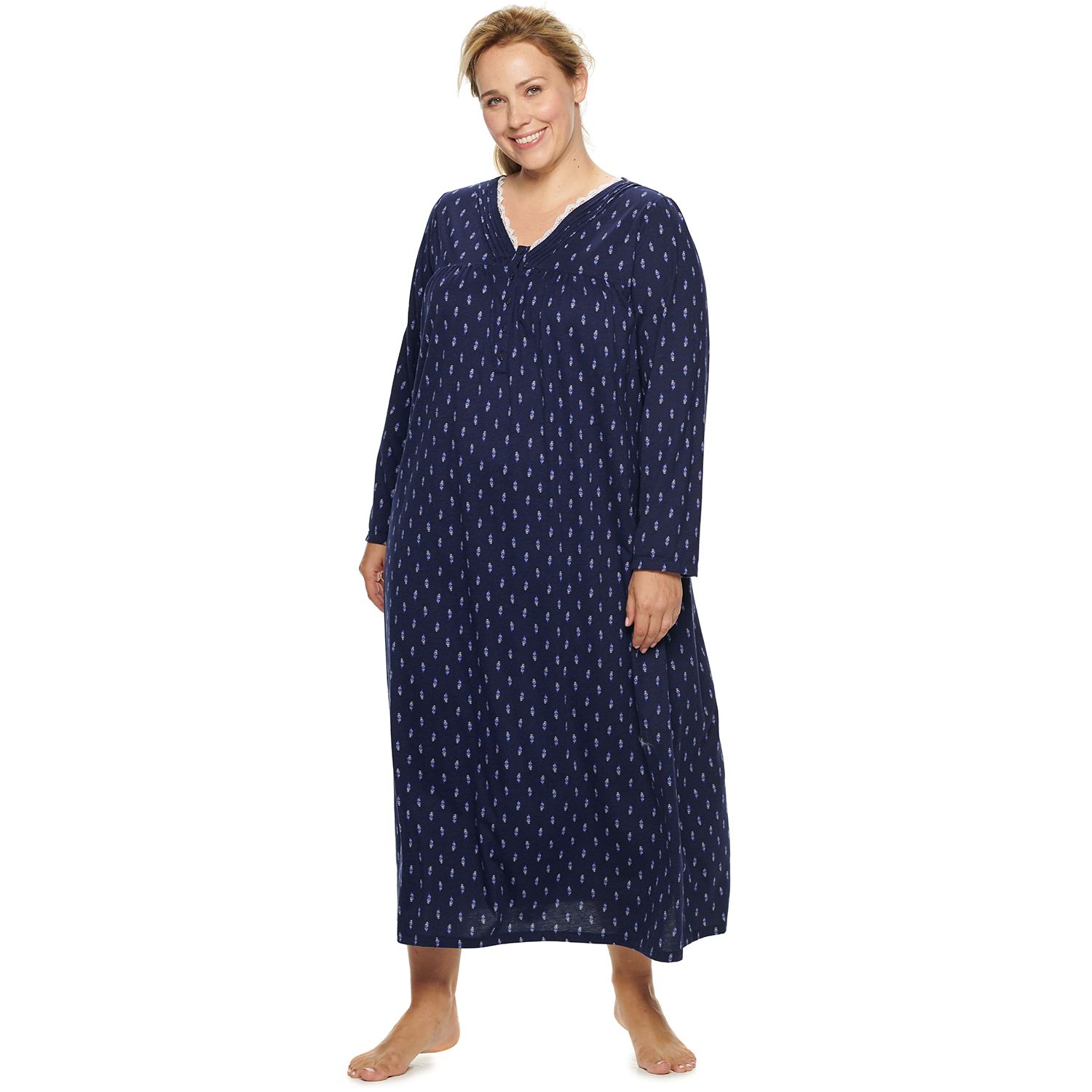 floor length nightgowns plus size