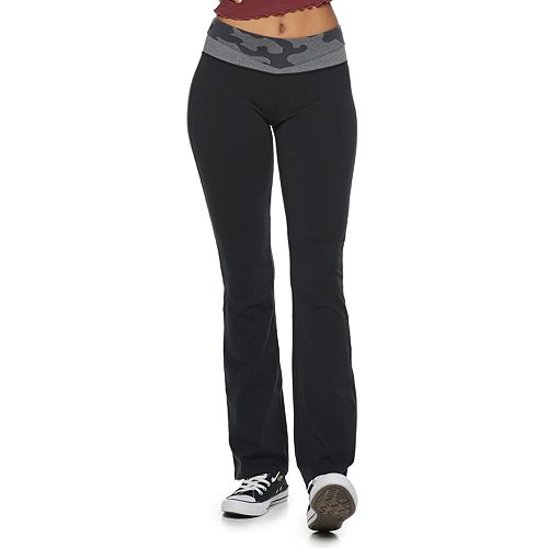 Juniors' SO® Blocked Skinny Bootcut Yoga Pants