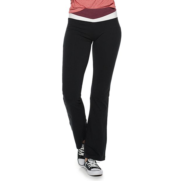 Juniors SO Blocked Skinny Bootcut Yoga Pants