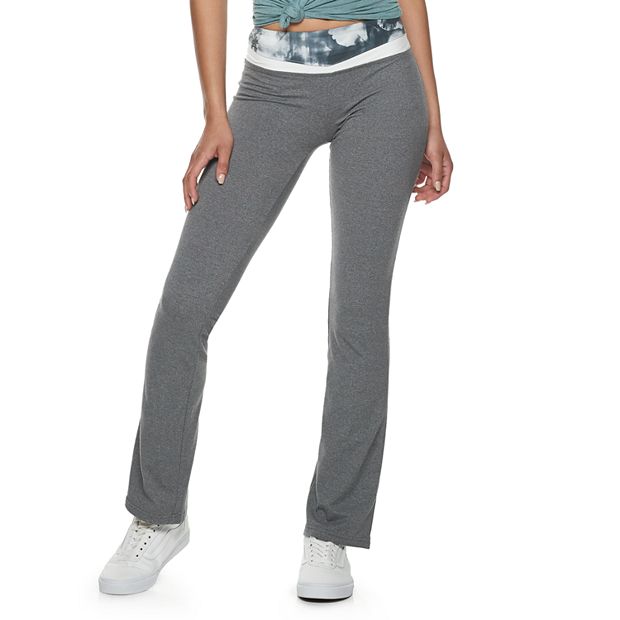 Juniors' SO® Mid-Rise Skinny Bootcut Yoga Pants