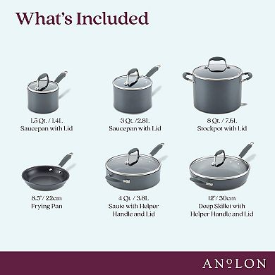 Anolon Advanced Home 11-pc. Cookware Set