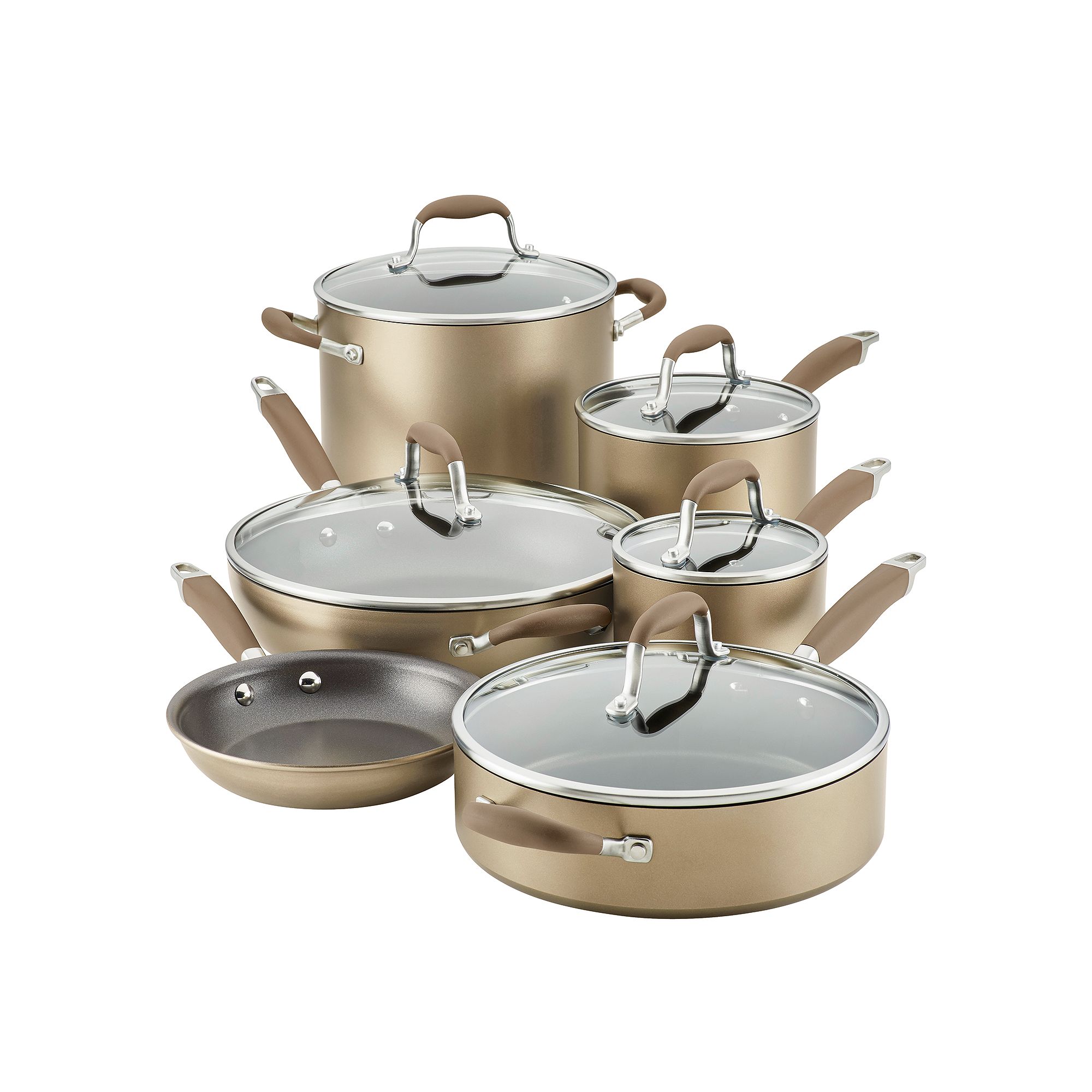 Anolon Advanced Home 11-pc. Cookware Set, Brown