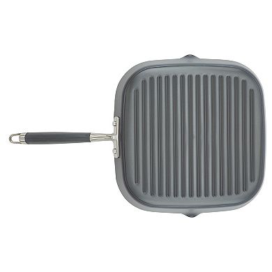 Anolon Advanced Home Hard-Anodized 11-in. Deep Square Grill Pan