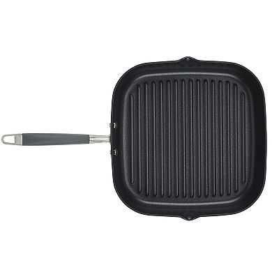 Anolon Advanced Home Hard-Anodized 11-in. Deep Square Grill Pan