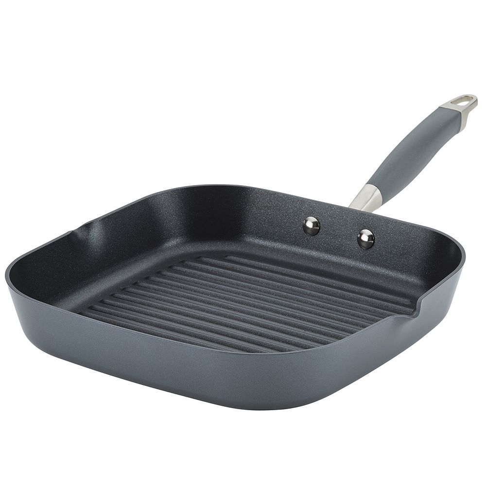 Anolon Advanced Home Hard-Anodized 11-in. Deep Square Grill Pan