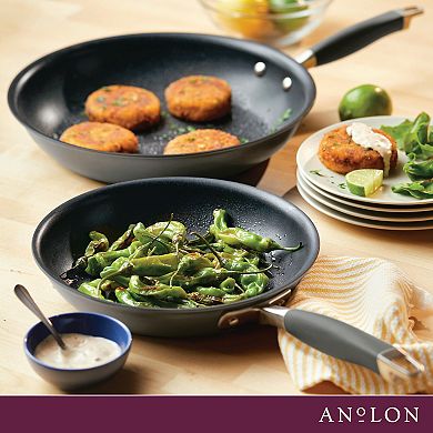 Anolon Advanced Home Hard-Anodized 2-pc. Nonstick Skillet Set