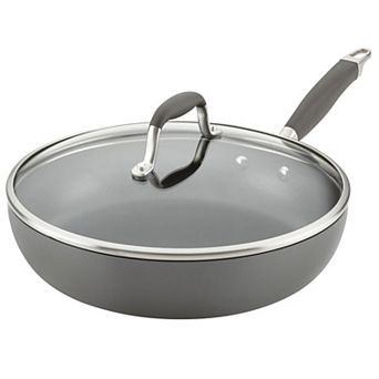 Anolon Advanced Home Hard-Anodized Nonstick 12 in Deep Skillet