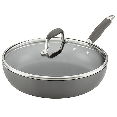 Anolon Advanced Home Hard-Anodized Nonstick 12-in. Deep Skillet
