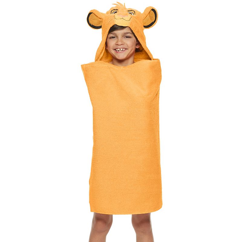 Disneys Lion King Hooded Bath Wrap by The Big One , Med Yellow