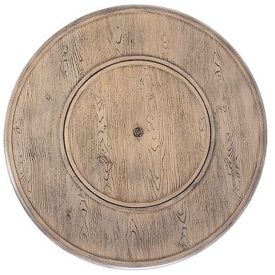 Fire Sense Thatcher Driftwood Round Aluminum LPG Fire Pit