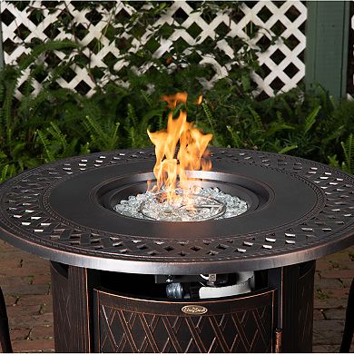 Fire Sense Wagner Aluminum Round LPG Fire Pit