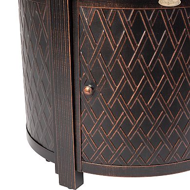 Fire Sense Wagner Aluminum Round LPG Fire Pit