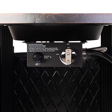 Fire Sense Wagner Aluminum Round LPG Fire Pit