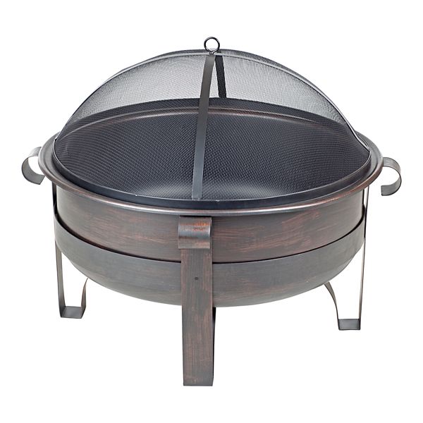 Fire Sense Cornell Wood Burning Fire Pit