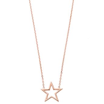 Womens Color Romance WIRE STAR NECKLACE