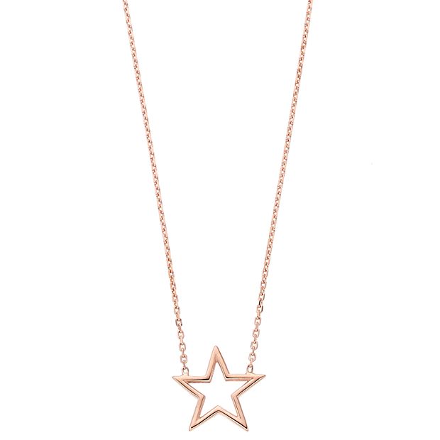 14k Gold Star Necklace