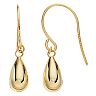 14k Gold Teardrop Earrings