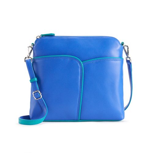 kohls crossbody leather bags