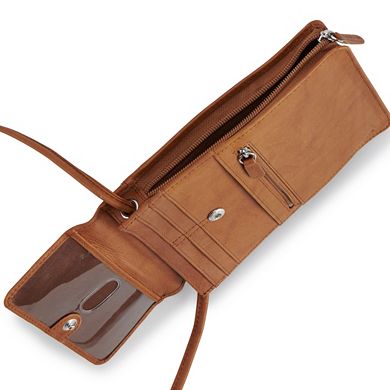 ili Leather Crossbody Organizer